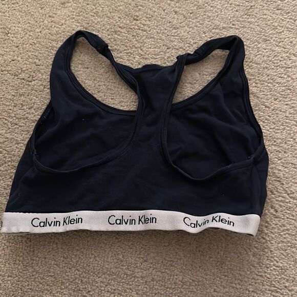 Calvin Klein Bralette XS/S Navy - Picture 2 of 3